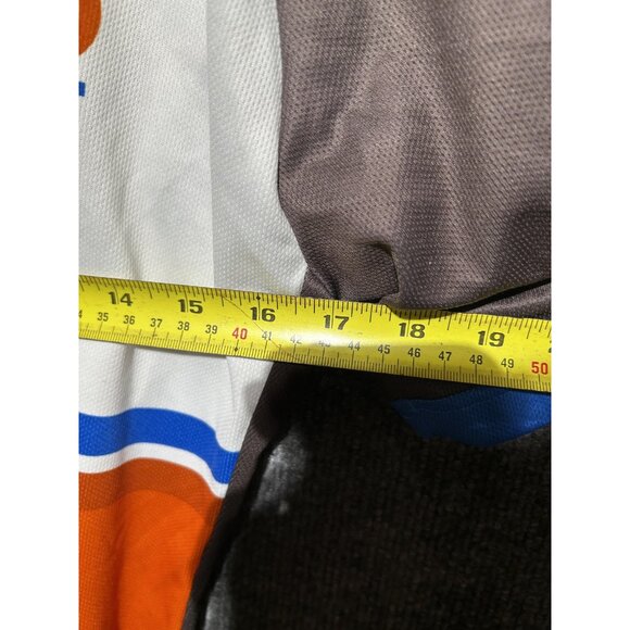 Giordana Cycling Jersey Mens Large Orange Zip Short Sleeve Pockets Texas 4000 - Picture 2 of 7